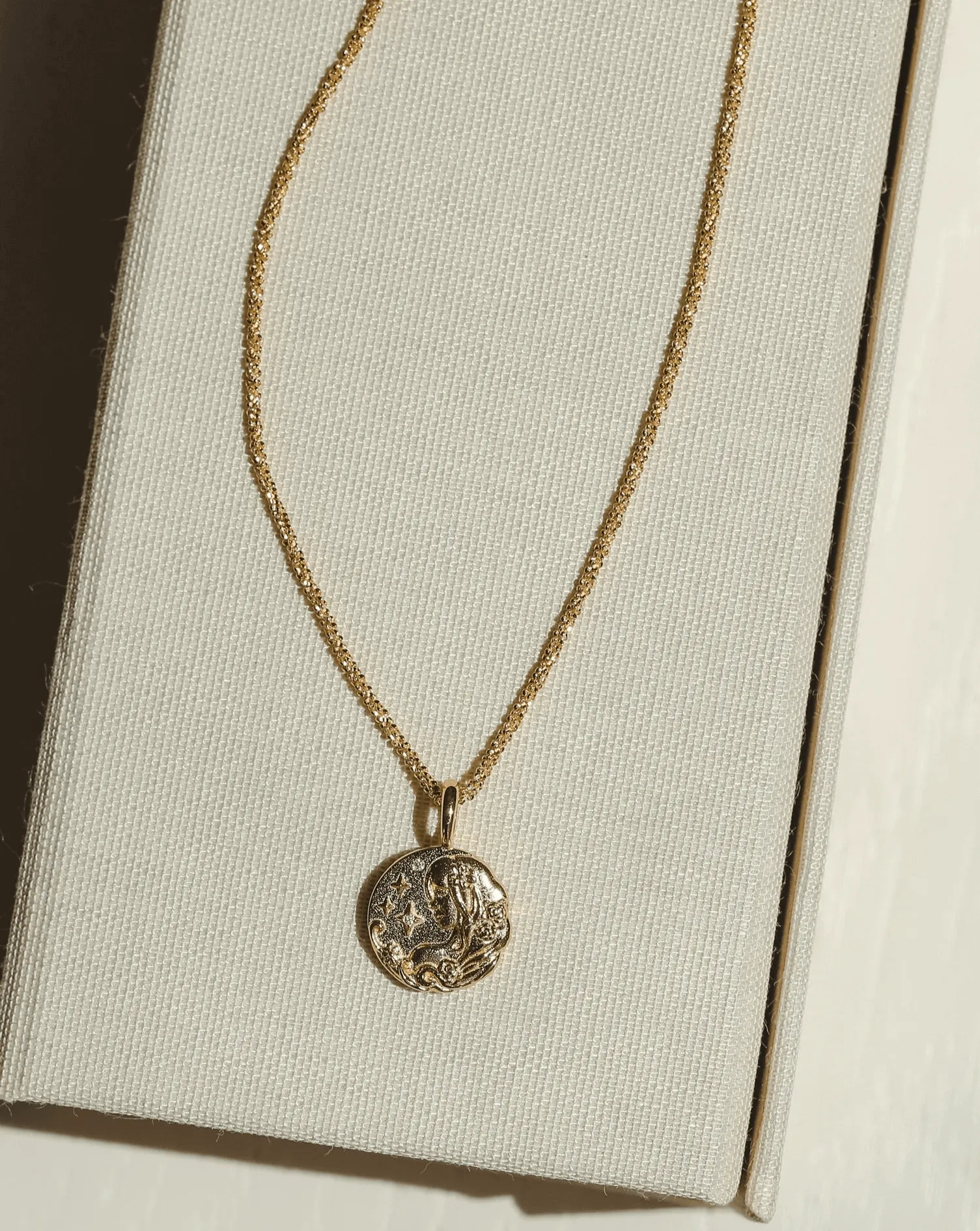 Virgo Medallion - Gold Vermeil: Buy now and shine with style!