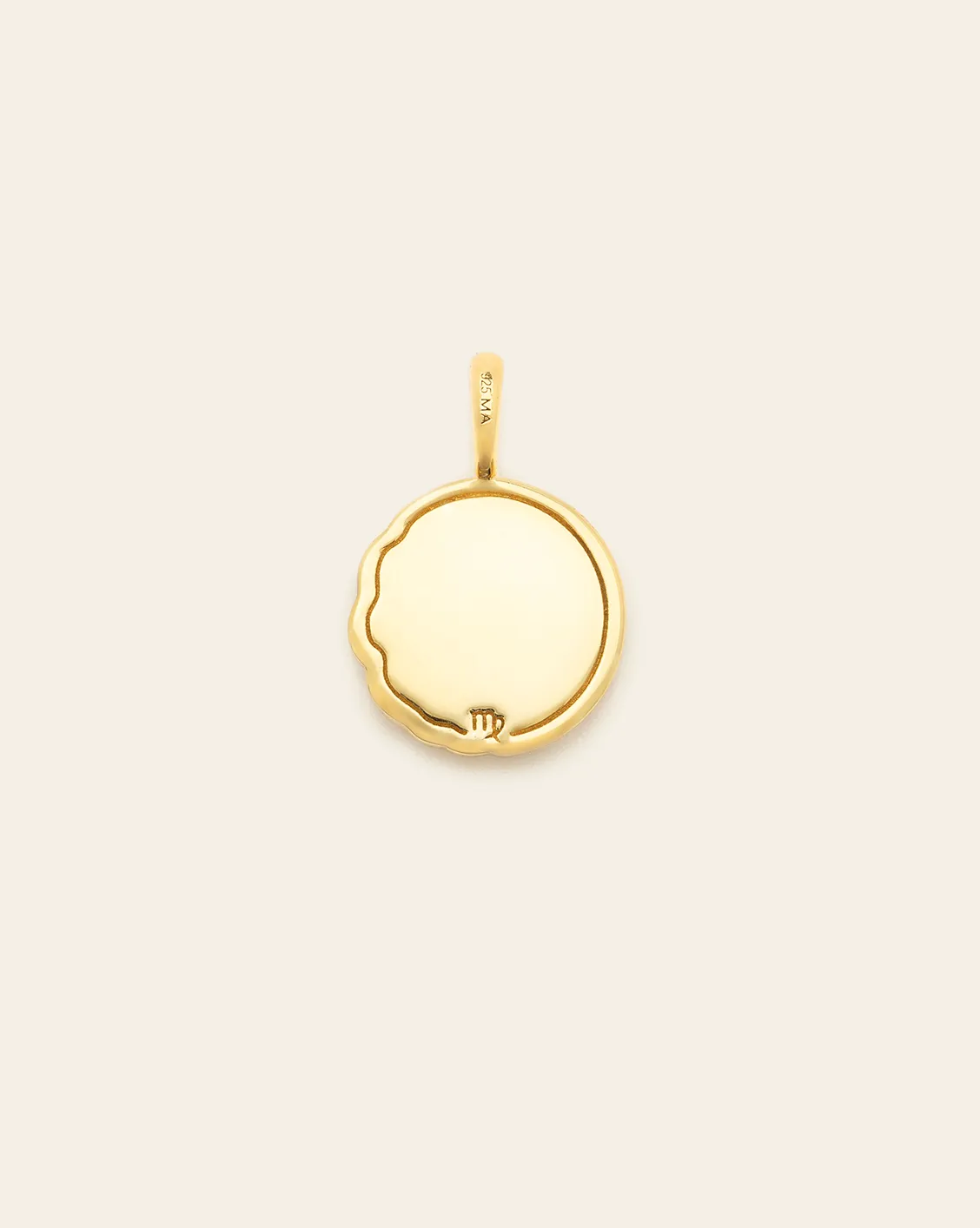 Virgo Medallion - Gold Vermeil: Buy now and shine with style!