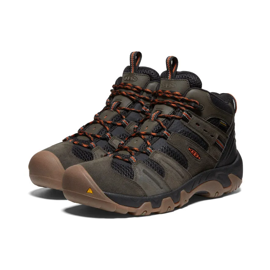 Waterproof Hiking Boot - Black Olive/Fossil Orange - Men's Headout