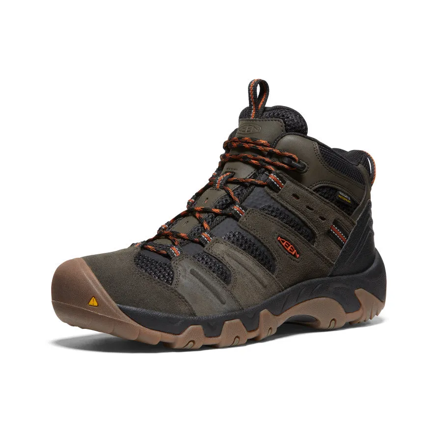 Waterproof Hiking Boot - Black Olive/Fossil Orange - Men's Headout