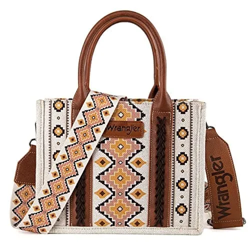 Western Aztec Handbags for Women - Wrangler Tote Bag, Boho Shoulder Purses