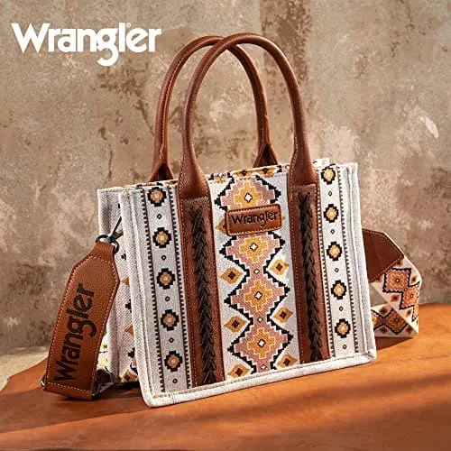 Western Aztec Handbags for Women - Wrangler Tote Bag, Boho Shoulder Purses