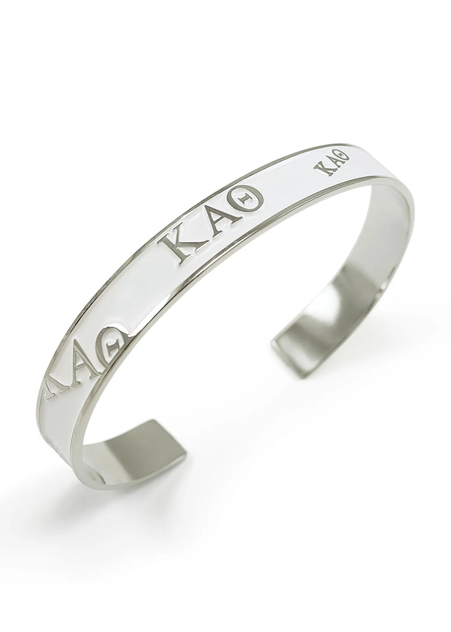 White Kappa Alpha Theta Bracelet