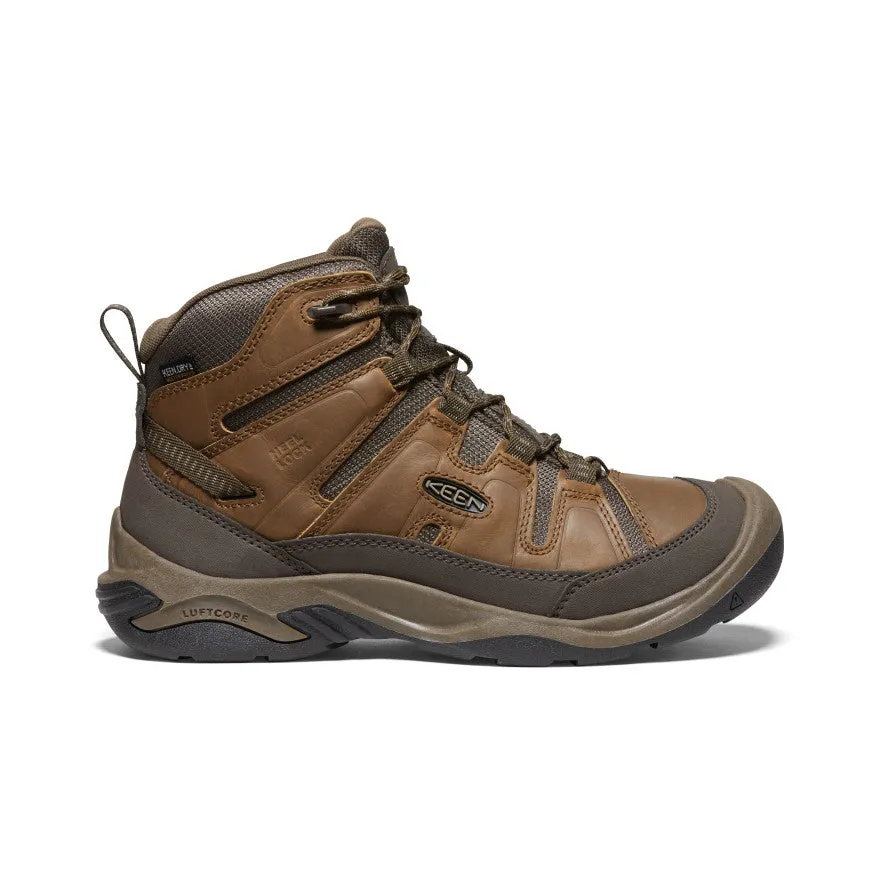 Wide Waterproof Men's Circadia Boot | Bison/Brindle