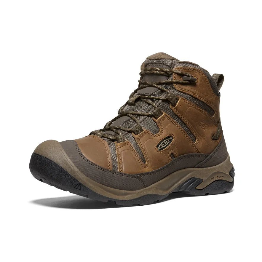 Wide Waterproof Men's Circadia Boot | Bison/Brindle