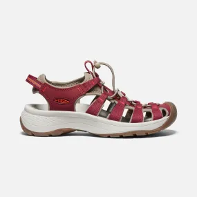 women's astoria west sandal merlot scarlet ibis