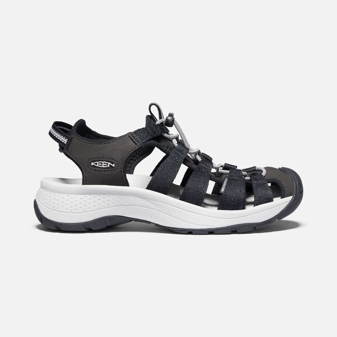 Women's black/grey Astoria West sandal.