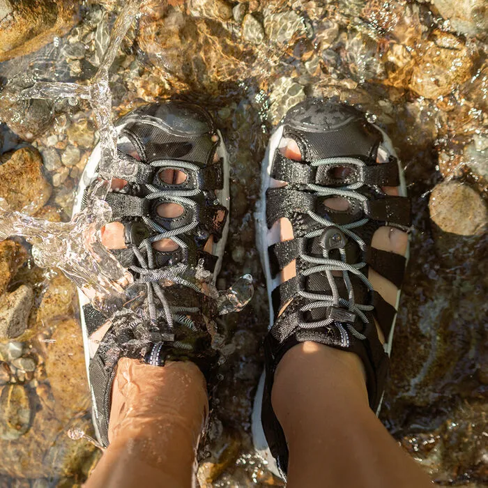 Women's black/grey Astoria West sandal.