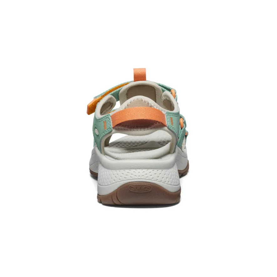 Women's Open-Toe Sandals - Granite Green/Tangerine