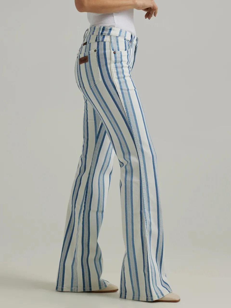 Wrangler Bailey Striped Flare jeans