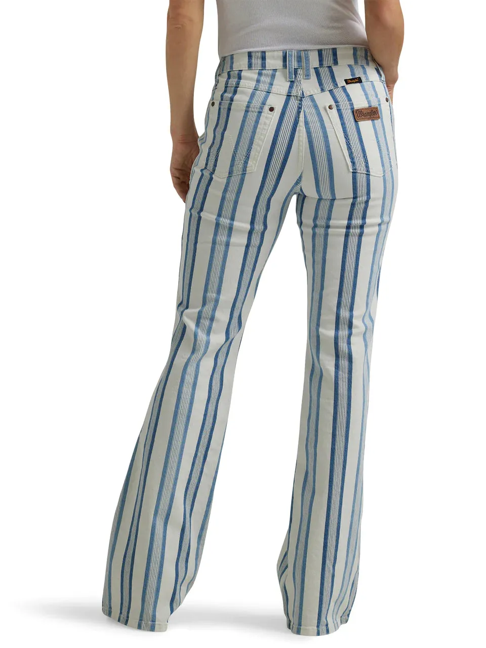 Wrangler Bailey Striped Flare jeans