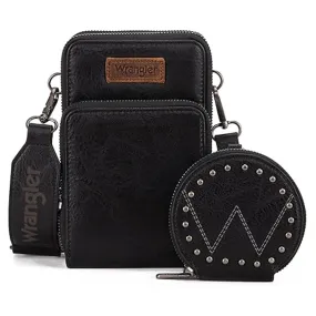 Wrangler Black Crossbody & Coin Purse - Shop Now!