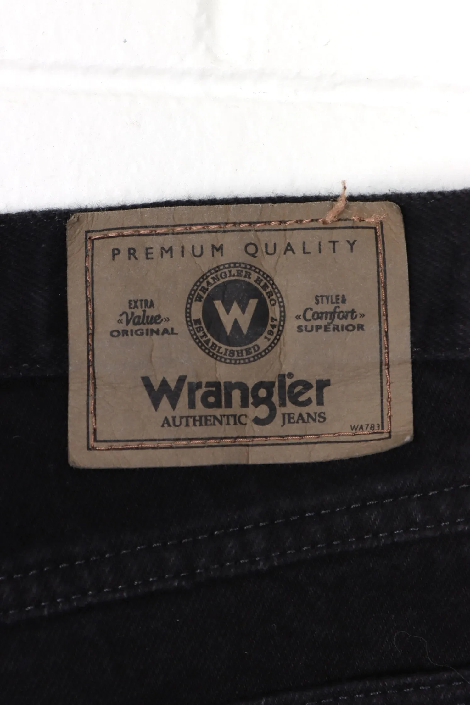 WRANGLER Black Denim Jorts Shorts Size 40