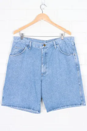 WRANGLER Light Blue Denim Shorts, Size 38