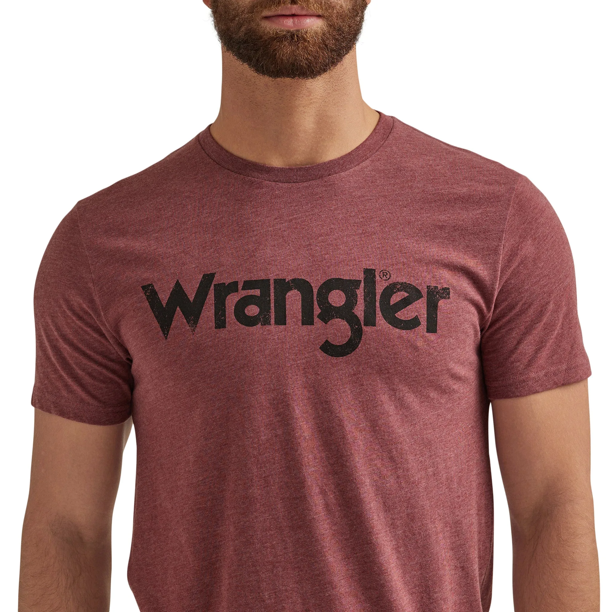 Wrangler Men's Burgundy T-Shirt