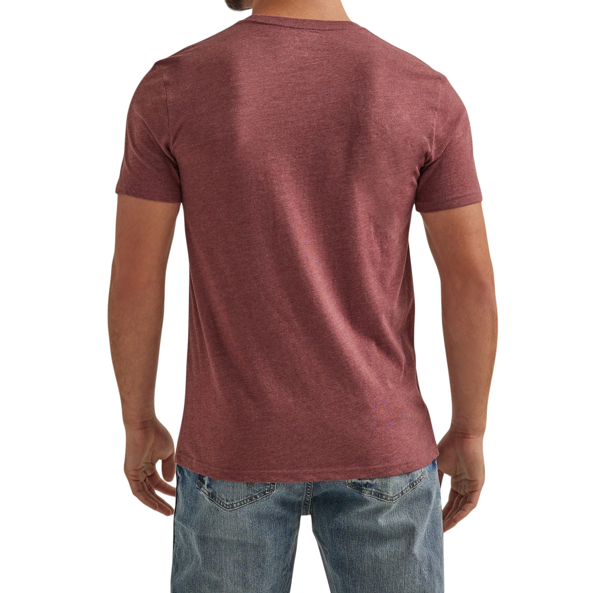 Wrangler Men's Burgundy T-Shirt