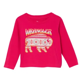 Wrangler Pink Aztec Buffalo Sweatshirt