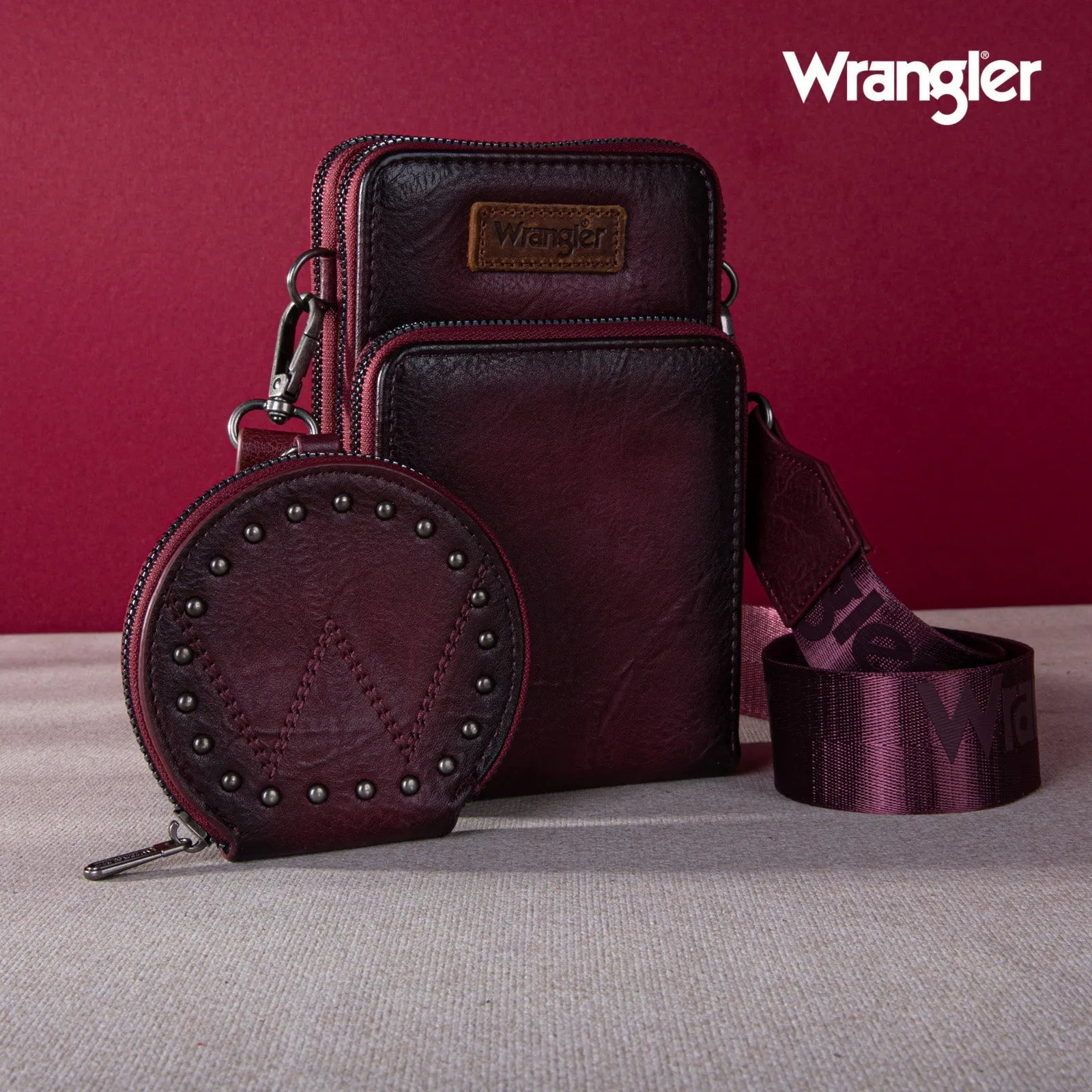 Wrangler Purple Crossbody Bag