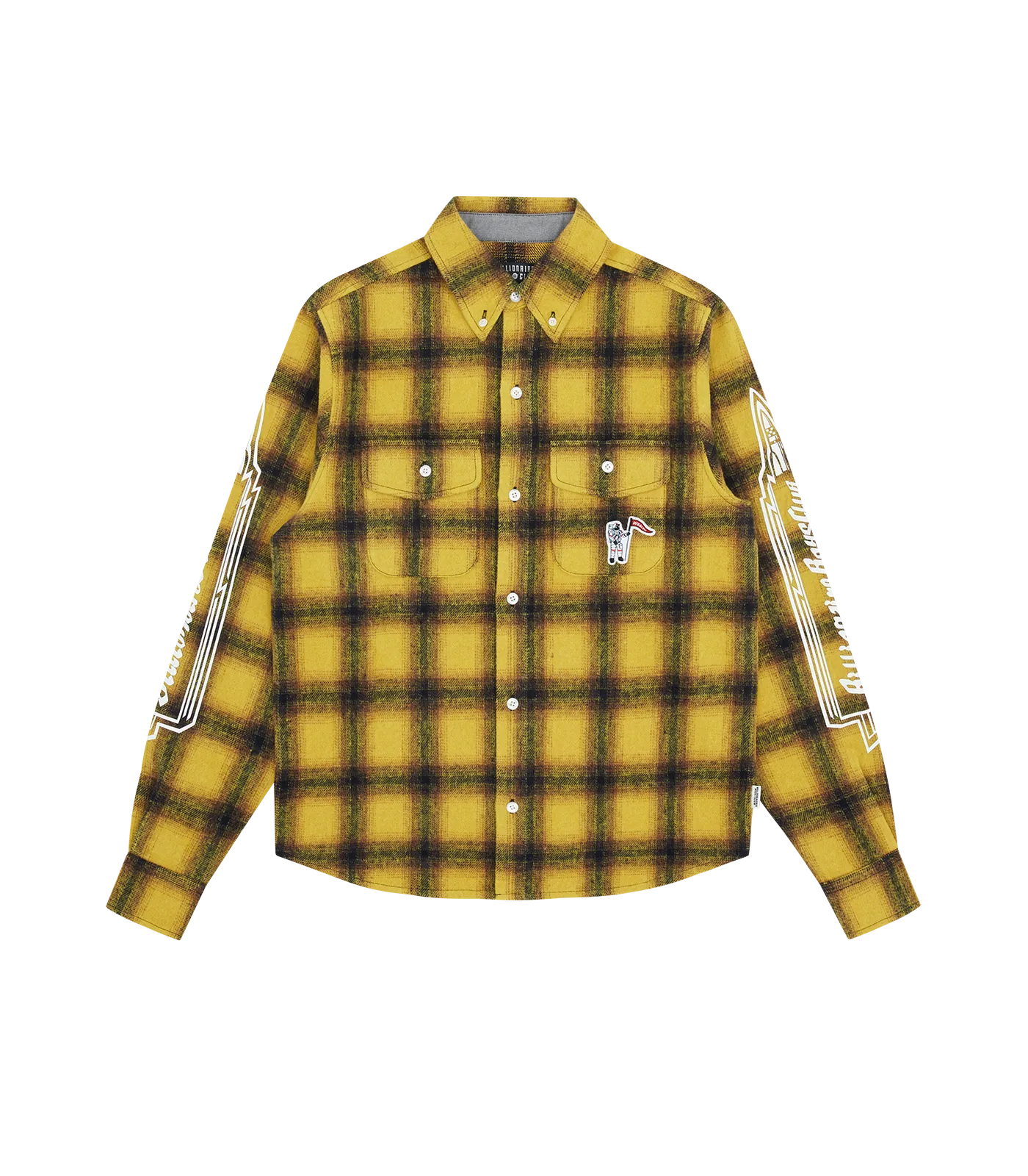 Yellow Check Long-Sleeved Shirt - Shop Now