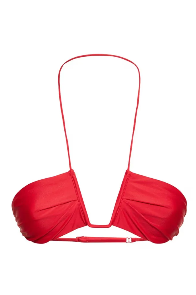 ZIAH Neal Halter Top Vermillion Red sale